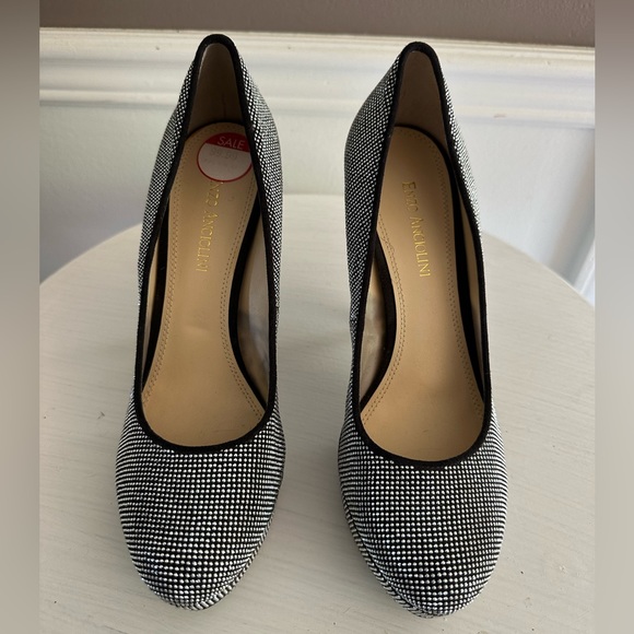 Enzo Angiolini silver platform pumps - Picture 2 of 4